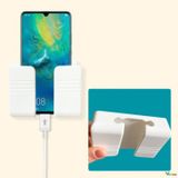  Giá Dán Tường Để Điện Thoại, Remote Điều Khiển, Ổ Cắm/ Giá Đỡ Sạc Điện Thoại Treo Tường/ Kệ Đựng Đồ Đa Năng -dc4496 