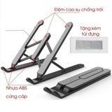  Giá Đỡ Laptop, Giá Đỡ Ipad Chống Trượt 6 Nấc Chỉnh Độ Cao Gập Gọn Dễ Dàng Tặng kèm túi đựng -dc4453 
