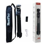  Tripod - Chân đế điện thoại, chân đế máy ảnh NeePho NP-8810, khung nhôm cao cấp ,Kèm kẹp điện thoại + Remote -dc5003 
