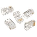  Bộ 10 hạt mạng RJ45 chân đồng chuẩn 1000/100 Mbs -dc995 