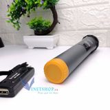  Micro Karaoke không dây cho loa kéo Zansong V12   màn hình LCD (đen) - Hỗ trợ jack cắm 3.5mm và 6.5 -dc3452 