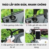  Giá Đỡ Điện Thoại Gắn Xe Máy Inox C2/ S500 / A5 Chống Rung, Chống Cướp Cực Chắc Chắn 