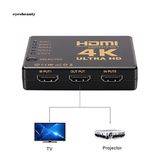  HDMI Switch 4k 5 in 1 out 5 cổng vào 1 cổng ra có điều khiển (Đen) -DC780 