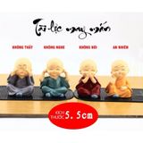  Set Tượng Phật Phong Thủy, Tượng Tứ Không (Có Hộp) -dc2433 