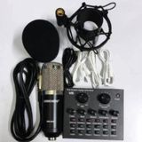  Combo bộ Mic/Micro Thu Âm Hát Karaoke,Livestream online cực hay( Trọn Bộ Souncard V8/Bm900 ) 