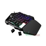  Bàn Phím Bán Cơ 1 Tay Free Wolf K13 Gaming Bàn Phím Cho PUBG OW LOL 35 Phím -DC3442 