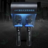  Máy tiệt trùng micrô bằng tia cực tím UVC treo tường kiêm giá đỡ micro karaoke -dc4695 