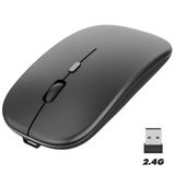  Chuột Không Dây 2.4g Siêu Mỏng Sạc Pin Tiện Dụng Dành Cho Máy Tính / Laptop -dc4953 