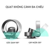  Quạt không cánh SKJ-CR309WD điều khiển từ xa 6 tốc độ điều chỉnh 180 độ phù hợp để bàn và treo tường 