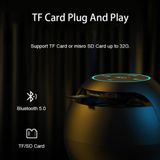  Loa bluetooth g90s, bluetooth 5.0, có màn hình led hiển thị, kiêm đồng hồ báo thức, hỗ trợ thẻ nhớ mở rộng -DC4563 