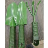  Bộ dụng cụ làm vườn mini 3 món thép xanh xịn -dc4638 