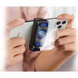  Quạt tản nhiệt điện thoại AH101 tản nhiệt sò lạnh giảm ngay 50 độ chơi game PUBG, Liên Quân… chất liệu nhôm -dc4065 