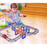  [Nhập mã TOYMAY15 giảm 15K] Đồ chơi Bộ lắp ráp đường đua ô tô 90chi tiết - đường ray ô tô đua -dc2497 