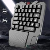  Bàn phím bán cơ 1 tay chơi game C91 không led chơi game mobi Freefire, CF, liên quân,...siêu xịn -dc4724 