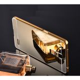  (THANH LÝ)Ốp lưng Mica mạ gương viền nhôm Oppo R7 plus (Vàng) -DC852 