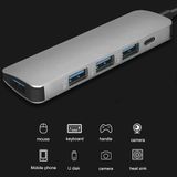 Hub USB 5 in1 Type-C USB C Hub USB-C to USB 3.0 SD and Micro USB 
