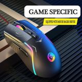  Chuột cơ gaming chuyên chơi game cho máy tính PC laptop P19 app điều khiển macro DPI 6 mức, LED RGB - dc5176 
