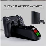  Đế sạc cho 2 tay cầm PS4 Slim/ Pro có led báo hiêu - iPega 9180 -dc4689 