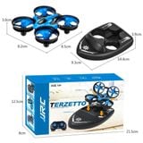  Máy bay điều khiển từ xa 3 trong 1 - Chính hãng JJRC H36F Terzetto - Bản nâng cấp thay thế H36 và RH807 -DC3902 