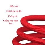  Dây sạc đa năng 3 in 1(microUSB-và Type-C)-Loại cực tốt -dc3801 