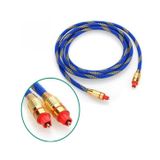  Dây cáp âm thanh quang Optical audio bọc sợi chất lượng cao dài 2m - Toslink nhiều màu  -dc1002 