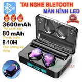  Tai nghe Bluetooth không dây TWS XS Plus v5.0  chống nước Ipx7 Âm thanh 9d Chống ồn cao cấp Pin trâu 3600mah 