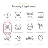  Flycam điều khiển từ xa E100- flycam giá rẻ trang bị camera kép 4k, cảm biến chống va chạm trên không -DC4956 