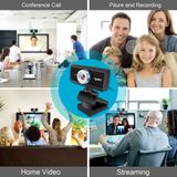  Webcam pc, laptop HXSJ S4 HD 1080P USB3.0 2.0 Camera Có Thể Điều Chỉnh 360° Kèm Mic Cho Cuộc Gọi Video -dc 