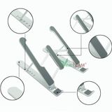  Giá đỡ Laptop Macbook stand P1 nhựa ABS hỗ trợ tản nhiệt gấp gọn chỉnh độ cao, đế tản nhiệt laptop ipad macbook -dc4453 