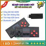  Máy Chơi Game 4 Nút Mini Không Dây Tích Hợp 628 Game chơi 8 bit đầu ra HDMI [ 2024 ] -dc4513 