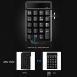  Bàn phím kế toán số không dây giả cơ 2.4GHz 19 phím -DC4204 