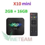  ANDROI TV BOX X10 MINI xem phim 6K, chơi game  Chipset xịn H313 lõi tứ✔Tích hợp FPT Play - Biến TV thường thành Smart TV 