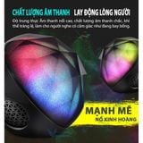  Loa bluetooth di động V5 hình cầu pha lê led đổi màu cực đẹp hỗ trợ thẻ nhớ,âm thanh nổi siêu trầm 