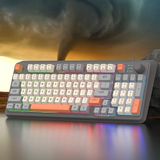  Bàn phím máy tính giả cơ gaming K82 LED 7 màu cực đẹp tích hợp núm chỉnh âm 