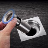  Phụ kiện ngăn mùi thoát sàn nhà tắm INOX 304 chống mùi hôi ngăn vi khuẩn trào ngược lên 