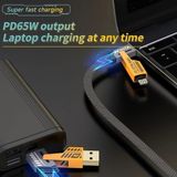  Cáp sạc bọc dù 4 trong 1 sạc nhanh PD 27W hỗ trợ sạc nhanh tiện lợi 