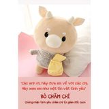  BÒ CHĂM CHỈ 30cm,Lông Nhung Mềm Mịn,Hàng Có Sẵn -dc2905 