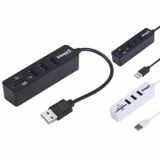  Usb hub combo 2 in1 Siêu Tốc Độ USB 2.0 3 Port Splitter HUB + USB Card Reader -dc2414 