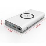  Sạc dự phòng kiêm sạc không dây QI 10000mAh 