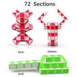  Rubik Rắn Magic Snake 24/36 / 48 / 60 / 72 Đoạn. Rubic Biến Thể 