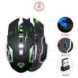  Chuột chuyên game không dây Divipard Q3 Silent - Pin sạc-Led 7 màu tự chuyển -dc3864 