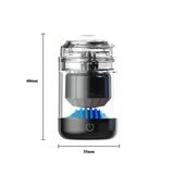  Máy Cạo Râu Trong Suốt Mini Bỏ Túi Đa Năng Chống Nước IPX7, 6 Lưỡi Dao Cạo, Dùng Sạc Type-C 