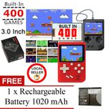  [RẺ VÔ ĐỊCH]MÁY CHƠI GAME 4 NÚT CẦM TAY SUP GAME BOX 400 IN 
