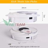  Máy Bắt Ruồi Tự Động Thông Minh Nhựa ABS Cao Cấp công suất 4W An toàn cho trẻ nhỏ (màu trắng) -DC4232 