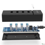  Bộ chia USB HUB 4 cổng USB 3.0 ORICO W6PH4-U3-BK- Nhà Phân Phối Chính Hãng -DC4229 