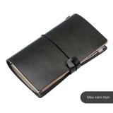 Sổ Tay Da PU Phong Cách Retro - Tiện Lợi Và Đẳng Cấp - dễ dàng mang theo, chống thấm nước 
