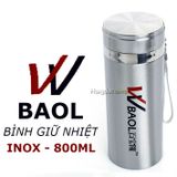  Bình giữ nhiệt BAOL 800ml inox 304 cực dày dặn -dc3136 