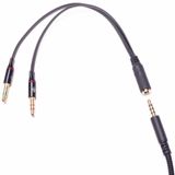  Cáp gộp và chia audio và mic 3.5mm Jack gộp tai nghe 3.5 bọc chống đứt -dc1307 