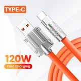  Dây Cáp Sạc Nhanh 120W 6A Bằng Hợp Kim Kẽm Và Silicon cho điện thoại thông  minh Androi , Táo 