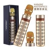  Micro Kèm Loa Karaoke Bluetooth Nhập Khẩu Cao Cấp KTV K8 Có Khe Cắm Thẻ Nhớ 3 Trong 1-DC3345 
